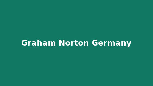 Graham Norton Germany