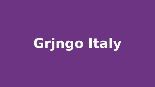Grjngo Italy