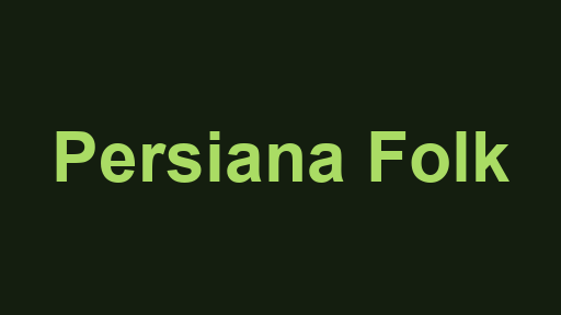 Persiana Folk