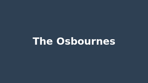 The Osbournes